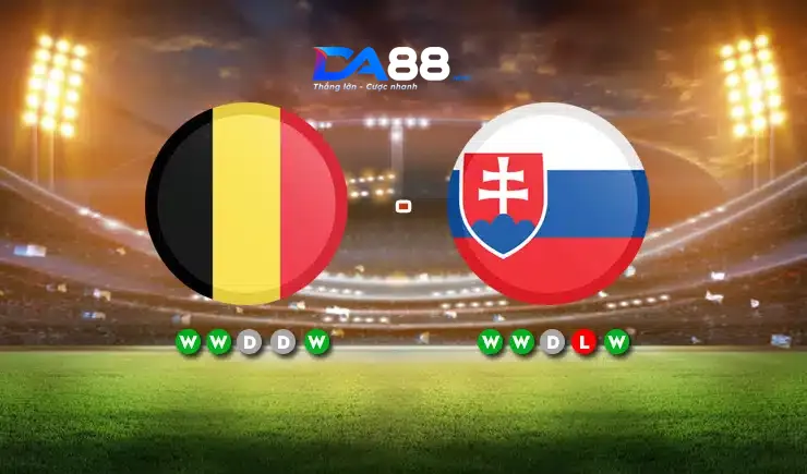 Soi kèo Bỉ vs Slovakia ngày 17/06/2024 23h00 