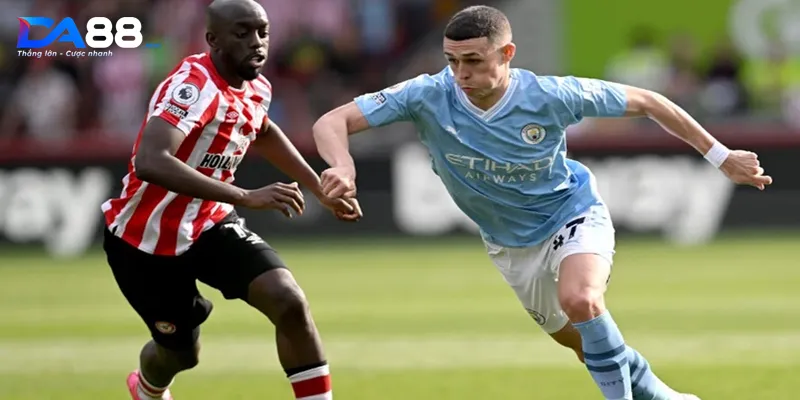 Lịch sử đối đầu giữa hai đội bóng Manchester City vs Brentford